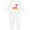 AA-White, variant on Cancun Mexico Sunset Baby Romper Coveralls