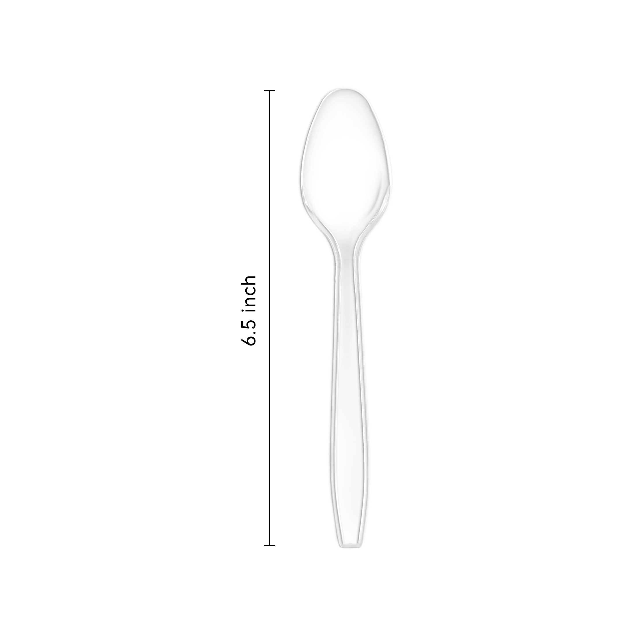 Family Essentials Everyday Clear Spoons 100ct