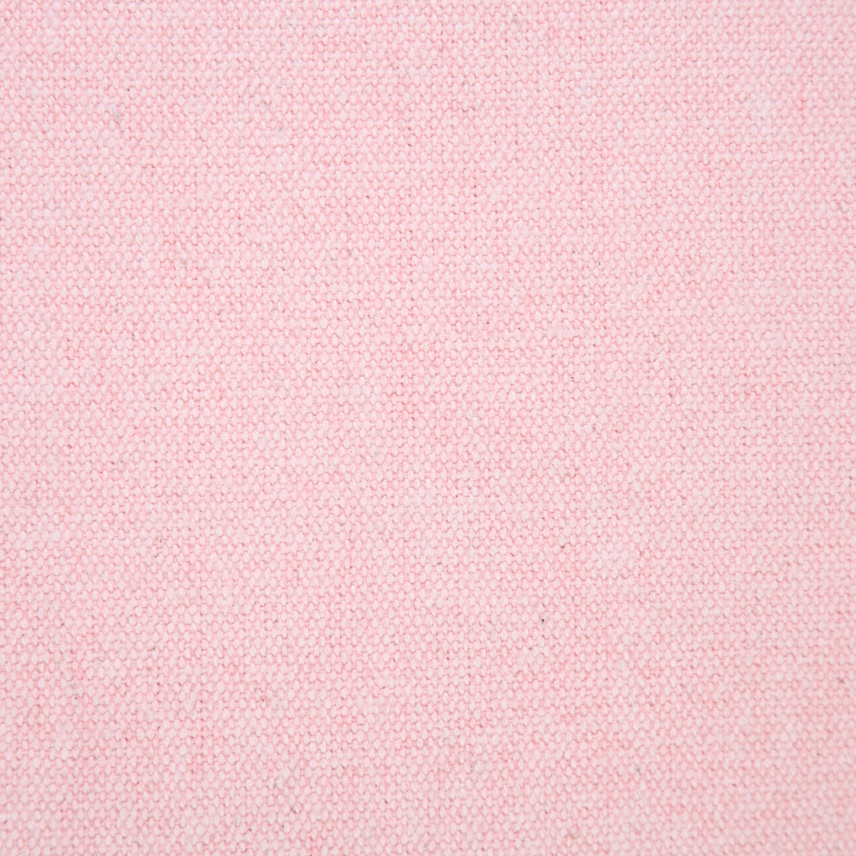 Harlow Hill Wilma 20" x 20" Solid Cotton Adult Decorative Feather Filled Pillow, Light Pink
