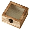 thumbnail image 4 of CarpNettore Wooden Storage Box Organizer Sturdy Keepsake Box for Entryway Kitchen Makeup Square Light Brown, 4 of 9