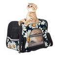thumbnail image 6 of Daisy Pet Carrier Bag 900D Oxford Cloth Sherpa Nylon Webbing 17x10x11.8 in Fabric Base 43x26x30 cm, 6 of 7