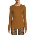 thumbnail image 2 of Time and Tru Women's Long Sleeve Thermal Top, 2-Pack, 2 of 5