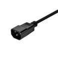 thumbnail image 3 of Monoprice 3-Prong Extension Cord - 3 Feet - Black | IEC 60320 C14 to IEC 60320 C13, 16AWG, 13A, 125V, 3 of 6