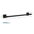 thumbnail image 5 of Franklin Brass MAX18-MB Maxted 18" Towel Bar Rack, Flat Black, 5 of 7