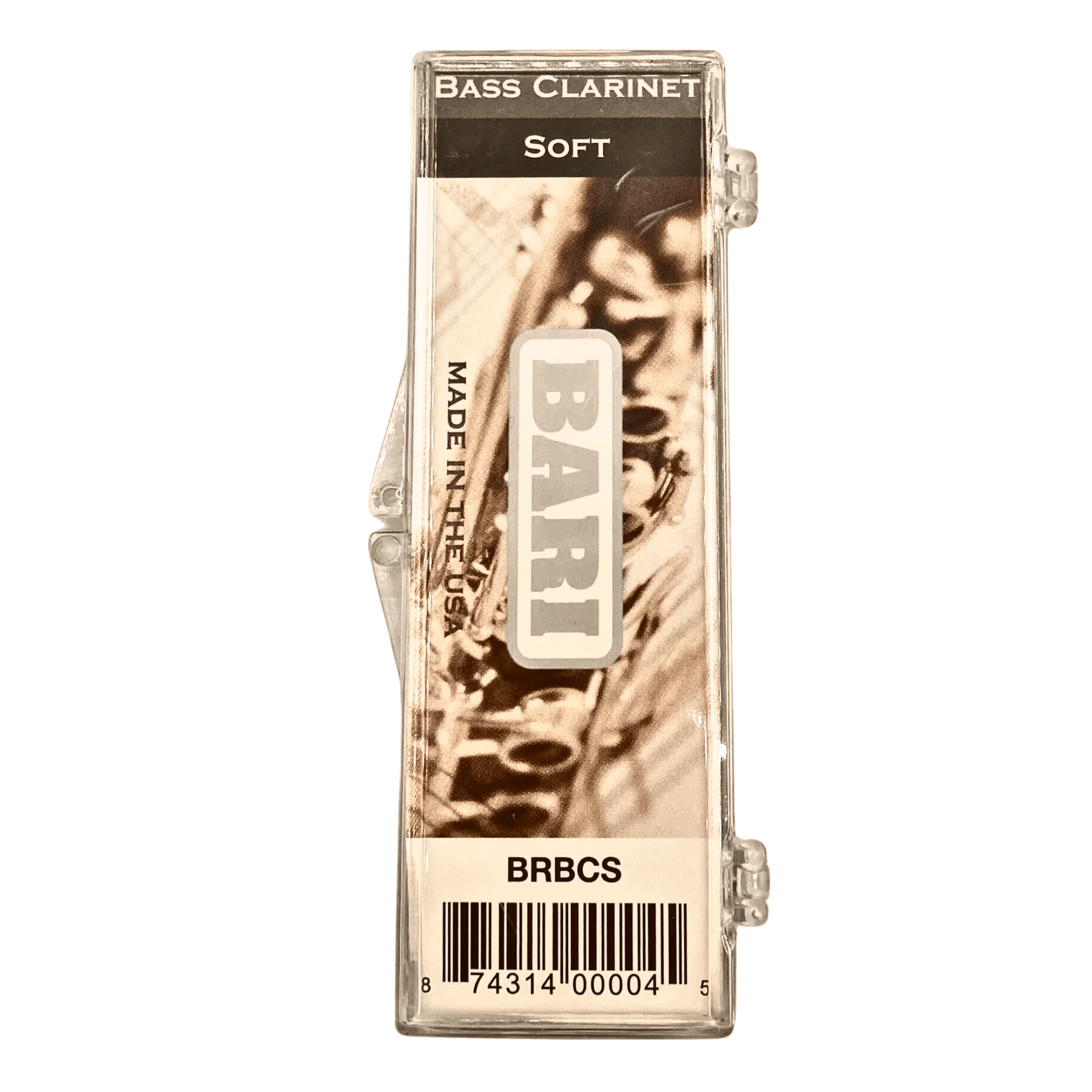 Bari Synthetic Bass Clarinet Reed, Original - Strength: Soft 1.5 - 2.0