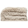 thumbnail image 5 of Chanasya Shaggy Longfur Faux Fur Throw Blanket - Snuggly Fuzzy Lightweight Plush Sherpa Fleece Microfiber Blanket - For Couch Bed Chair Photo Props - King - Cream, 5 of 5