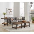 thumbnail image 1 of Alaterre Pomona 2-Tier End Table, Rustic Natural, 1 of 4