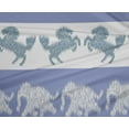 thumbnail image 3 of oneOone Tissu Polyester Lycra Rayé/éléphant & Imprimé Ikat Cheval 1 Yard 56 Pouces de Large, 3 of 3