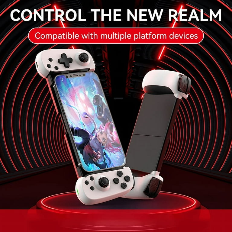 Wireless D6 Stretchable Gaming Controller for Mobile (iOS/Android