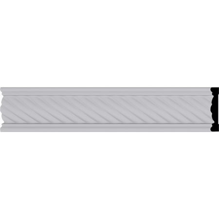 3"H x 5/8"P x 94 1/2"L Diana Rope Chair Rail
