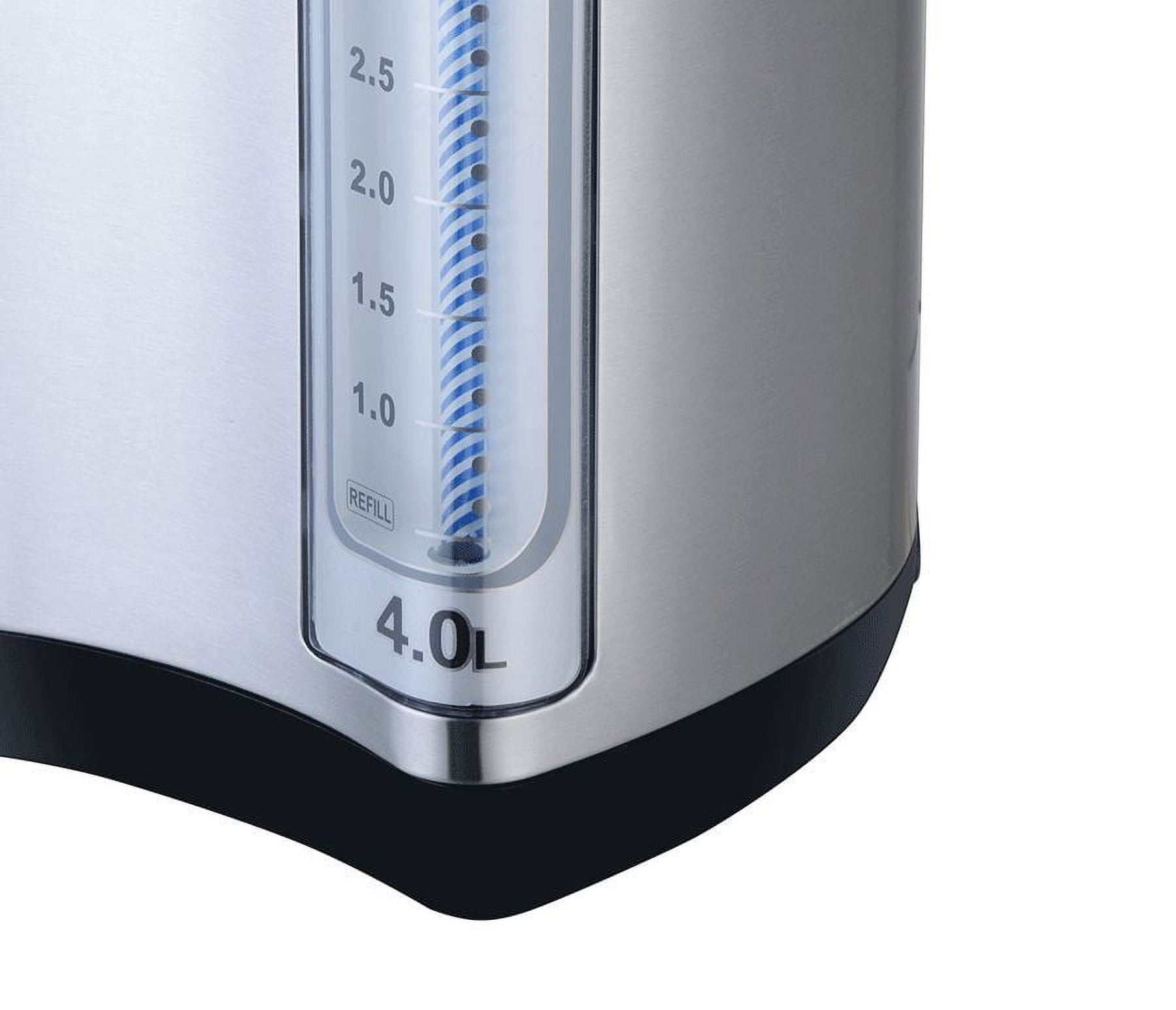 Distributeur d'eau chaude électrique de 4,0 litres en acier inoxydable de Brentwood Select
