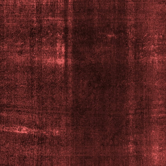 Ahgly Company Machine Washable Indoor Square Persian Red Bohemian Area Rugs, 4' Square