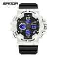 thumbnail image 5 of Sanda Men's Watches Sports Outdoor Waterproof Military Wrist Watch Date Multi Function Tactics LED Alarm Stopwatch, 5 of 7