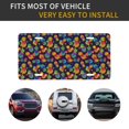thumbnail image 5 of Easygdp Colorful Pineapples1 License Plate Car Front License Plate Car Decoration Car Accessories Front Tag Plate Standard Size, 5 of 8