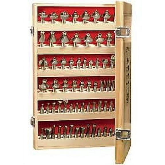 MLCS Router Bit Storage Cabinet for 1/2" Shank Bits