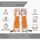 thumbnail image 2 of Heating Pad for Menstrual Cramps Period & Neck Shoulder Pain Relief, Portable Cuddly 19.7" Plush Cat with a Hot Soft Belly (Brown), 2 of 5