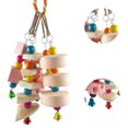 thumbnail image 3 of Flmtop Grindstone Bell Pet Parrot Bird Bite Teeth Grinding Toy Cage Hanging Decor, 3 of 8