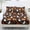 Fall Ghost Pumpkin Maple Leaf, variant on COEQINE Twin Size Sheet Set Cozy Fade Resistant 3 Pieces Bedding Sheet Set All Season Bottom Bedsheet with All Around Elastic for Halloween Home Decor, Skull Rose Pumpkin Orange