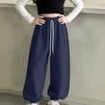 thumbnail image 5 of Bovxnpu Unisex Boys Sweatpants Kids Girls Elastic Waist Pocket Jogger Pants Bottoms, 5 of 8