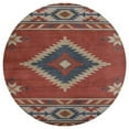 thumbnail image 3 of Southwestern Geometric Round Carpet Circle Rug Outdoor Patio Area Rug Washable Large Area Rugs Hallway Room Decor Fitness Mats, 3 of 8