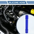 thumbnail image 2 of Unique Bargains 1 Set 38mm/1.5" ID 300mm/11.81" Length 0 Degree Blue Car Silicone Hose with Clamps Coolant Hose Universal, 2 of 7
