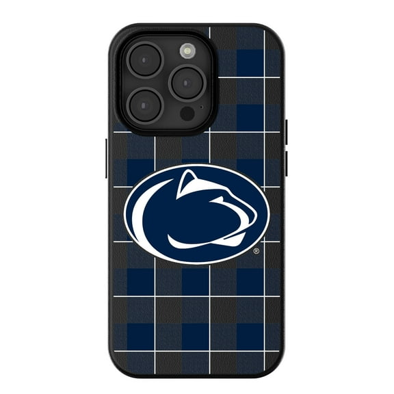 Keyscaper Penn State Nittany Lions Plaid Magnetic Bump iPhone Case