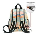 thumbnail image 5 of FORMRS School Backpack with Front Zippered Pocket 12" Elementary Student Travel Daypack, Pink Retro Sun, 5 of 6