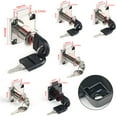 thumbnail image 4 of Furniture Lock Cabinet Lock Home Security Zinc Alloy 2pc With 1 Lock For 22 / 32MM Replacement Home Improvement, 4 of 7