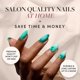 thumbnail image 2 of Set de 30 uñas Glamnetic Siren Green Short Almond de Press On Nails, 2 of 6