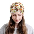 thumbnail image 2 of Naloa Thanksgiving Turkey Soft Beanie Hat, Knit Beanie Daily Beanie in Fine Knit for Women Men Winter Travel, Outdoor, 2 of 7