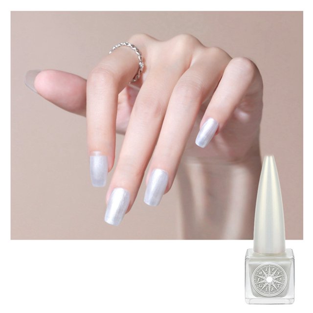 WIFKLSIIPG Vernis à Ongles à Base d'Eau Micro Colle Séchage Rapide Non Cuisson Durable Non Pelable Paillettes Fines Ensemble de Manucure 7,5ml