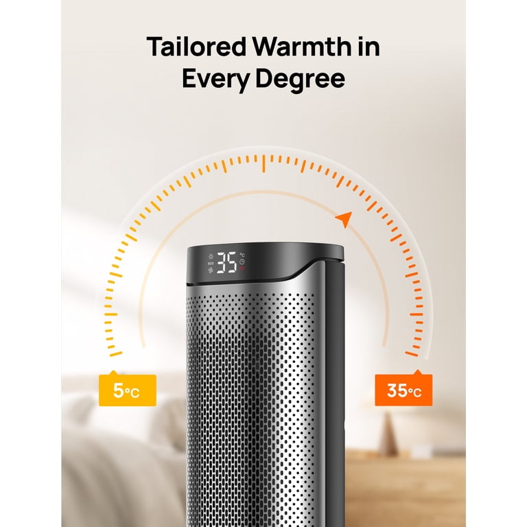 DREO 23-Inch Space Heater, Ceramic, 1500W with Remote photo 5
