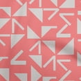 thumbnail image 1 of oneOone Polyester Spandex Pink Fabric Geometric Craft Projects Decor Fabric Printed By The Yard 56 Inch Wide, 1 of 4
