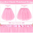 thumbnail image 3 of Women's chiffon Tutu skirt, with elastic waist and fluffy skirt, suitable for various holiday parties, 3 of 4