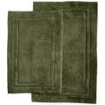 thumbnail image 1 of Cotton 2-Piece Bath Rug Set  Forest Green, 1 of 1