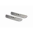 thumbnail image 1 of DV8 Offroad Protecteur de Rebord de Porte D-JL-180014-ST4 Rainuré; Argent/noir; Aluminium Billet; avec Étoile et Logo depuis 1941; 2 Pcs, 1 of 2