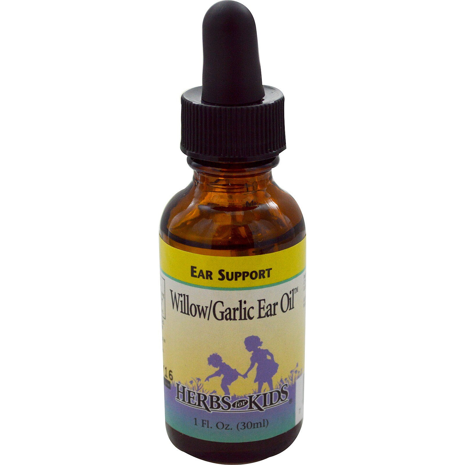 Herbs for Kids Willow Garlic Ear Oil AlcoholFree 1 fl oz 30 ml