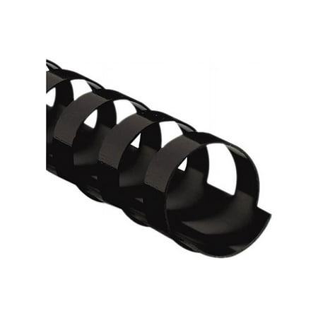 UPC: 0077511523236 | 52323 Fellowes Plastic Comb Bindings  1/2  Diameter  90 Sheet Capacity  Black  25 Combs/Pack