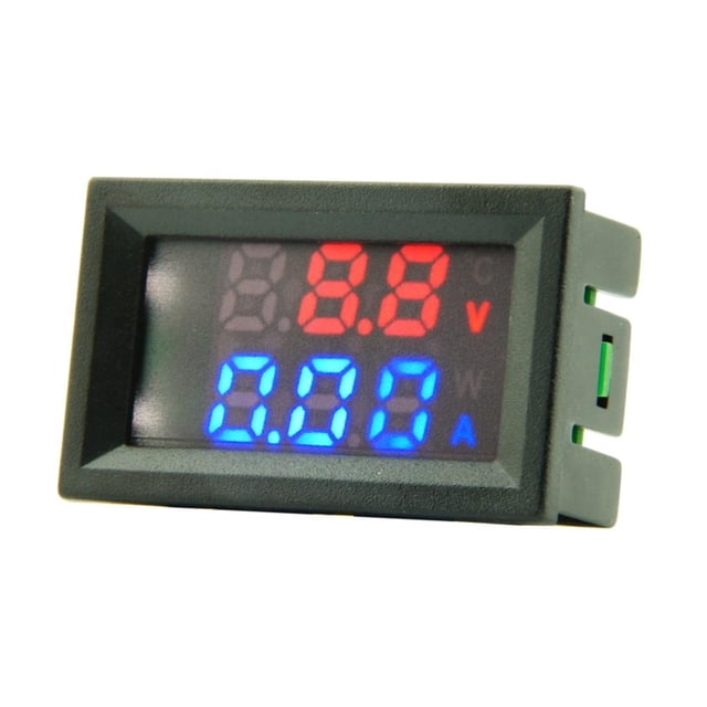 DC 100V Amp Volt Gauge Dual LED 10A Digital Voltímetro Amperímetro Herramientas de medición Ndcxsfigh Para estrenar