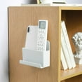 thumbnail image 3 of Wall Mounted Remote Control Holder, Adhesive Remote Organizer Shelf for Living Room Bedroom, No Drill Storage for TV Remote & Phone, 3 of 6