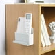 thumbnail image 3 of Estante de pared para mandos a distancia, decoración moderna para el hogar, soporte para mandos de Smart TV, diseño plegable, estructura metálica, ideal para el dormitorio.,Wsvlmg, 3 of 9