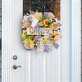 thumbnail image 5 of Wreaths for Front Door Promotion Sale! Front Door Faux Sunflower Wreath Festival Wreath Spring Summer Door Wreath Suitable for Family Gathering Festival Wedding Decoration, Home Decor Clearance Sale, 5 of 8