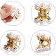 thumbnail image 2 of 10 mini pinzas para el cabello con perlas, mini pinzas en forma de flor con perlas, mini pasador, clip de metal, accesorios decorativos para el cabello para mujeres y niñas, cumpleaños P, 2 of 5