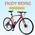 thumbnail image 2 of [US IN STOCK] 27 Speed Hybrid bike Disc Brake 700C Road Bike For men women's City Bicycle 365LBS, 2 of 6