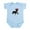 Sky Blue, variant on CafePress - Dog In Mask Infant Bodysuit - Baby Light Bodysuit, Size Newborn - 24 Months