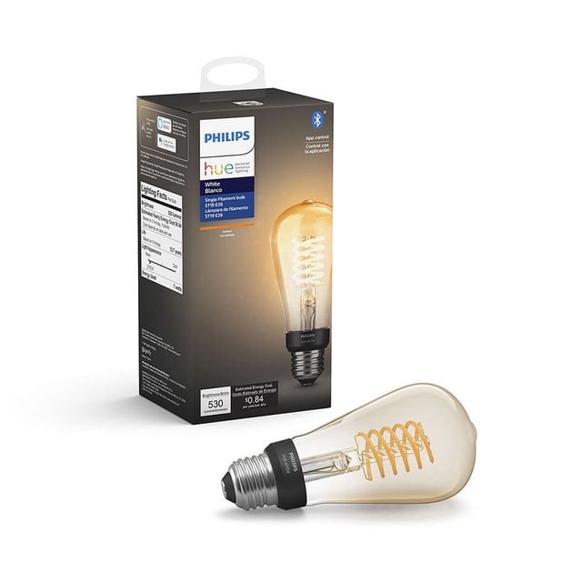 Bombilla LED Philips Hue Smart de 60 W, filamento ST19, 550 LM, 1 paquete