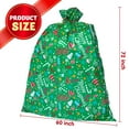 thumbnail image 5 of Joyfy 2 Packs Christmas Jumbo Bicycle Bags Extra Large Bags 72”x60” Red Green with Tags for Heavy Large Xmas Gifts, Bikes Presents Gifts, 5 of 9