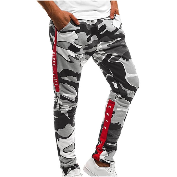 Cinturón a rayas para hombre Tapeta Cremallera Decoración Personalidad Pequeño bolsillo para el pie Pantalones casuales Pompotops oipoqjl23392
