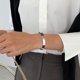 thumbnail image 5 of Pulsera de acero de titanio grabado personalizado y pulsera de silicona para los hombres - Nombre / cita Diseño - Acero inoxidable durable y flexible de silicona - Unisex Fashion Acces, 5 of 5