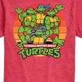 thumbnail image 3 of Teenage Mutant Ninja Turtles - Retro Sunset Circle - Men's Short Sleeve Graphic T-Shirt, 3 of 5
